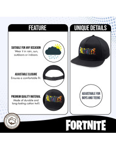 Gorra de béisbol Fortnite para niños ajustable - Calidad Premium 2