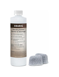 Kit de Cuidado Keurig: Solución Desincrustante y Filtros de Agua