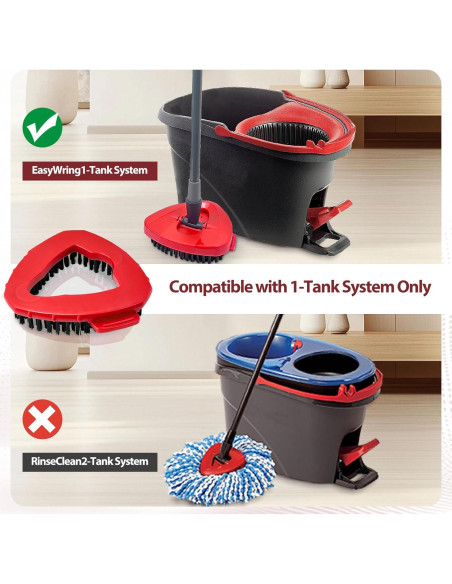 Cabezal de fregona giratoria O Cedar EasyWring 1 tanque 2 unidades