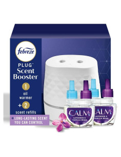 Kit de Potenciador de Aroma Febreze Plug + 2 Recargas Downy Calm