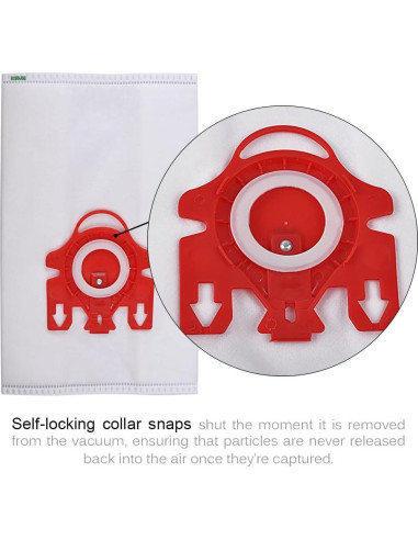 Bolsas de Polvo KEEPOW FJM para Aspiradoras Miele (10+5)