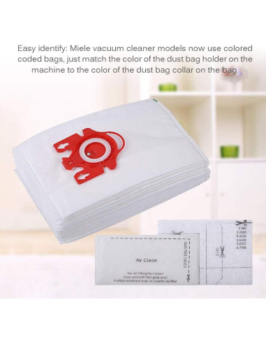 Bolsas de Polvo KEEPOW FJM para Aspiradoras Miele (10+5)