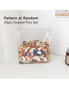 Conjunto de 20 Pines de Esmalte HIBCIGA Sin Duplicados 2