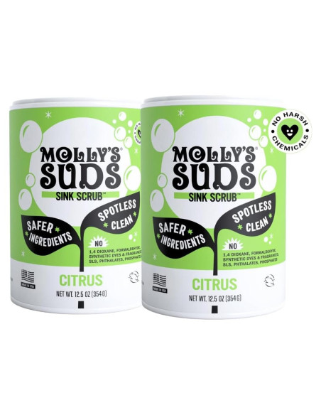 Fregado Multiusos Molly's Suds 2 Paquetes Aroma Cítricos