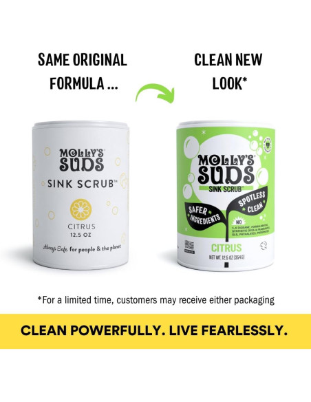 Fregado Multiusos Molly's Suds 2 Paquetes Aroma Cítricos