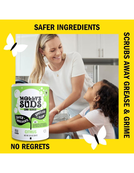 Fregado Multiusos Molly's Suds 2 Paquetes Aroma Cítricos