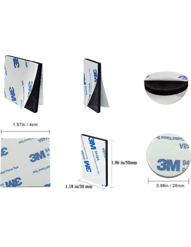 Cinta de Espuma Doble Cara Avando 60 Piezas Variadas