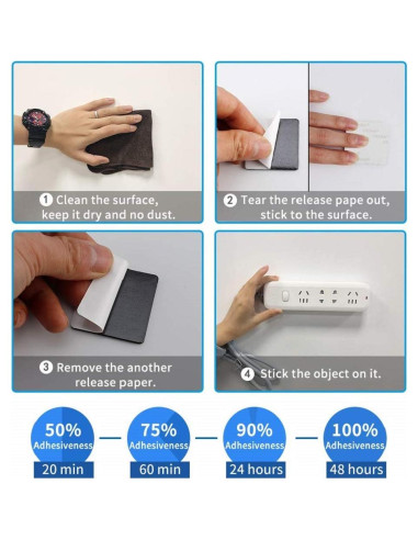 Cinta de Espuma Doble Cara Avando 60 Piezas Variadas