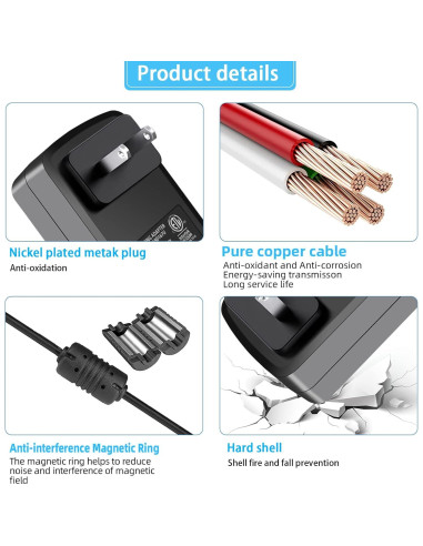 Cargador 30W Tai Ke para Alexa Echo Show y Echo Plus