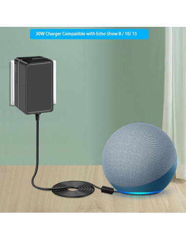 Cargador 30W Tai Ke para Alexa Echo Show y Echo Plus