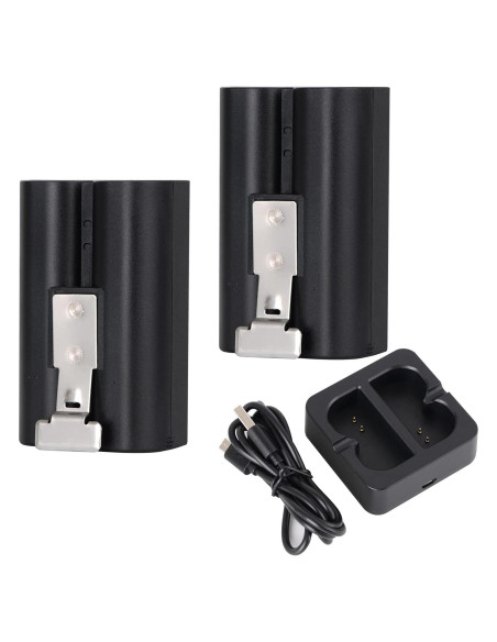 Paquete de 2 Baterías de 6040mAh para Timbre Ring y Cámaras Paquete de 2 Baterías de 6040mAh para Timbre Ring y Cámaras
