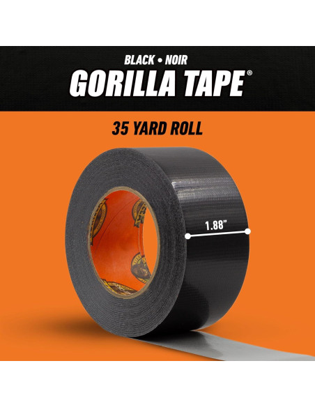 Cinta Ducto Gorilla 48mm x 32m Resistente Todo Clima Pack 1