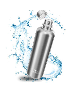 Botella de Acero Inoxidable MATE OF STEEL 2x1035ml para SodaStream 2