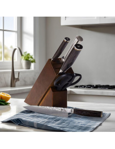 Conjunto de cuchillos Shun Premier 6 piezas gris forjado 2