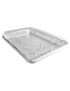 Bandeja de Pastel 1/4 ProPac & Seal Aluminio 32.4x22.2cm - 10 Piezas