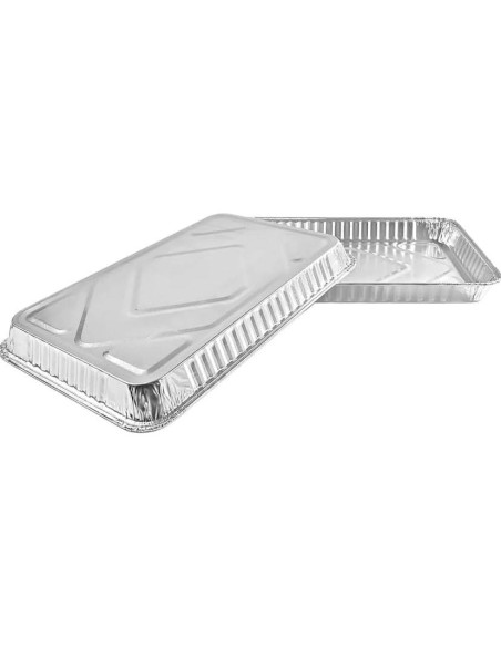 Bandeja de Pastel 1/4 ProPac & Seal Aluminio 32.4x22.2cm - 10 Piezas