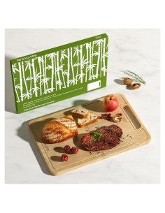 Tabla de Cortar Grande RhinoLife de Bambú 40x28 cm Antimicrobiana