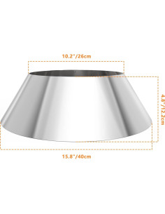 Soporte de Carbón Inoxidable Sofire para BBQ Kettle 66 cm 2