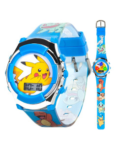 Reloj Digital Pokémon para Niños con LED - Pikachu y Amigos