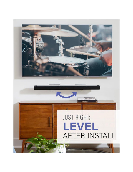 Soporte de pared para barra de sonido Sanus OSBWM1-B2 - Extensible 14.43 cm