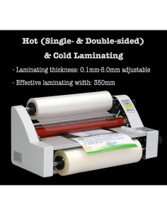 Máquina Laminadora Genérica V350 350mm Caliente y Frío 2