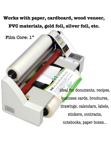 Máquina Laminadora Genérica V350 350mm Caliente y Frío