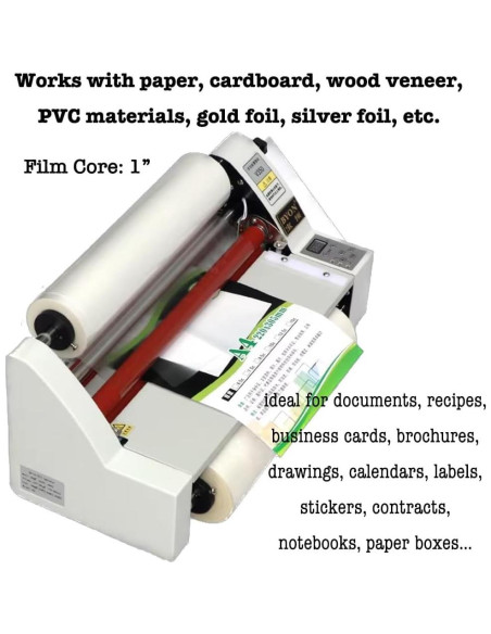 Máquina Laminadora Genérica V350 350mm Caliente y Frío