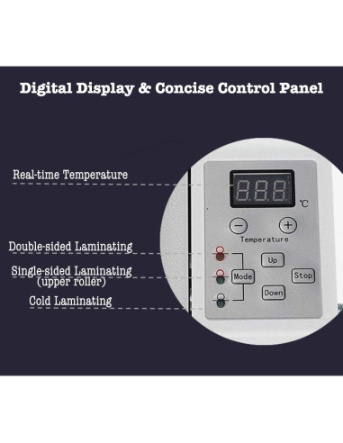 Máquina Laminadora Genérica V350 350mm Caliente y Frío