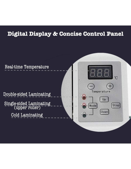 Máquina Laminadora Genérica V350 350mm Caliente y Frío