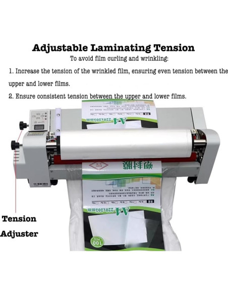 Máquina Laminadora Genérica V350 350mm Caliente y Frío