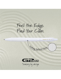 Bolígrafos de Gel Pilot G2 Edge Blanco 0.7 mm - Caja 8 Unidades 2