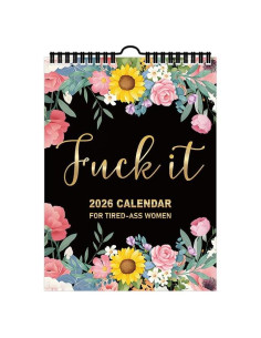 Calendario de Pared 2026 Aquí Vamos De Nuevo - Divertido