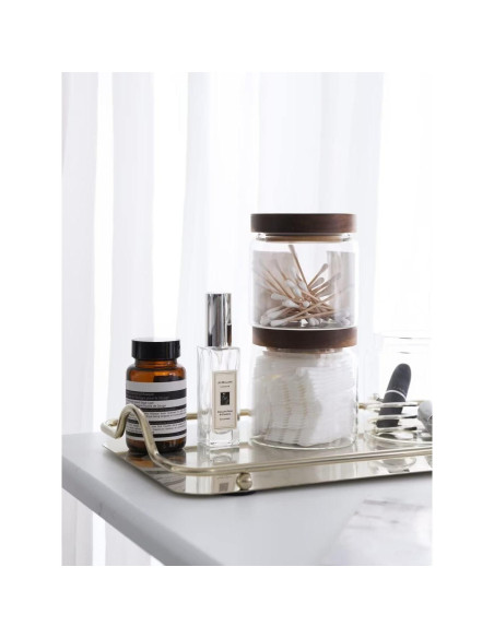 Juego de 6 tarros de vidrio herméticos Kanwone 500ml