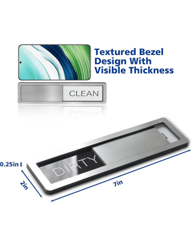 Imán Magnético Limpio Sucio WABIWABI@HOME 17.78x5.08cm