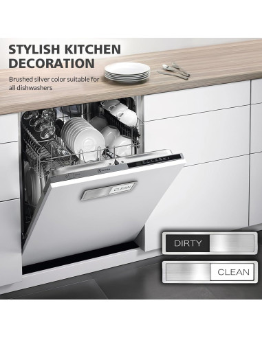 Imán Magnético Limpio Sucio WABIWABI@HOME 17.78x5.08cm