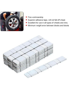 Balanceador de Neumáticos Aramox 5g y 10g x 25 Tiras Adhesivas 2