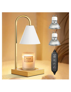 Lámpara Calentadora de Velas Anyage CL, Regulable 50W, Blanca