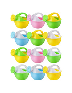 Set de 12 Regaderas de Plástico para Niños Sosation - Juguetes de Jardinería y Playa