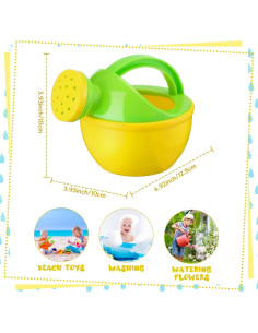 Set de 12 Regaderas de Plástico para Niños Sosation - Juguetes de Jardinería y Playa 2