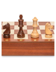 Juego de Ajedrez de Madera Husaria Staunton No. 6 con 2 Reinas Extra