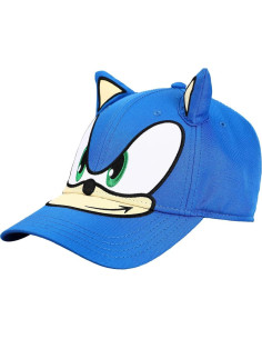 Gorra Snapback Sonic The Hedgehog Azul con Orejas de Felpa 2
