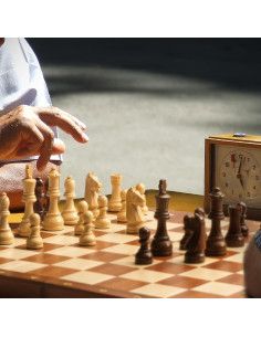 Juego de Ajedrez de Madera Husaria Staunton No. 6 con 2 Reinas Extra 2