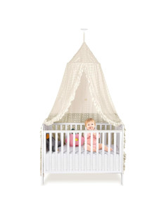 Dosel de Cuna Beige Jiangcha - Red Mosquitera 240 cm