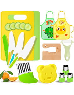 Juego de Cocina Montessori 15 Piezas para Niños - Utensilios Seguros 2