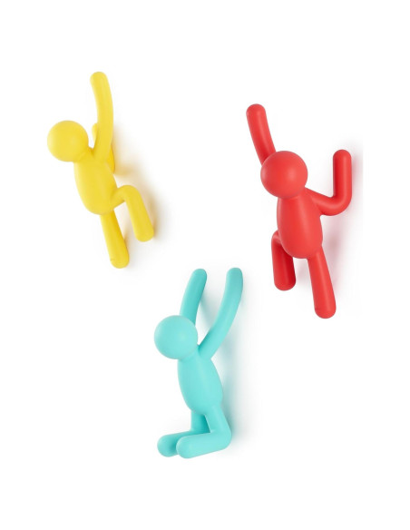 Ganchos de Pared Umbra Buddy Set de 3 Multicolores 2.3 kg