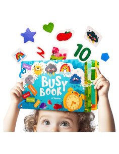 Libro Ocupado Dotimo para Niños 3-8 Años Clima y Aprendizaje