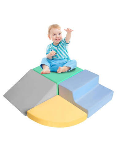 Bloques de Escalada de Espuma HHH HIKECUCAN - 4 Piezas para Niños 1-4 Años