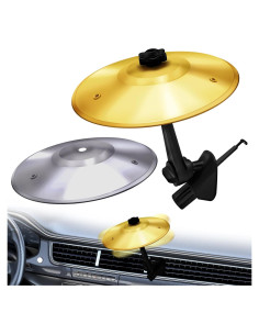 Platillos de Coche Syryia CP-1 - 2 Pcs Oro y Plata, Sin Herramientas