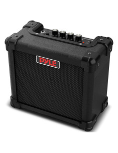 Amplificador de guitarra eléctrica Pyle 10W portátil con altavoz 5"