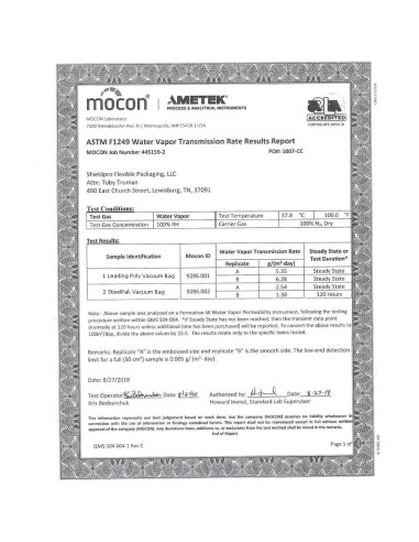 Bolsas de Sellado al Vacío Mylar 6x10" SteelPak - 50 Unidades